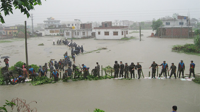 নেপালে বন্যা ও ভূমিধসে নিহত ৫০