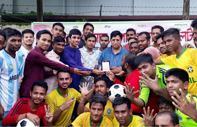 ফ্রেন্ডস পাওয়ার স্পোর্টি ক্লাবের প্রীতি ফুটবল ম্যাচ অনুষ্ঠিত