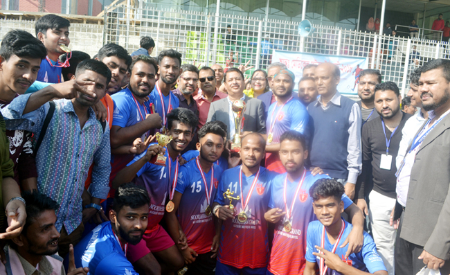 আন্তঃমেডিকেল ফুটবল টুর্নামেন্টের ফাইনাল খেলা অনুষ্ঠিত